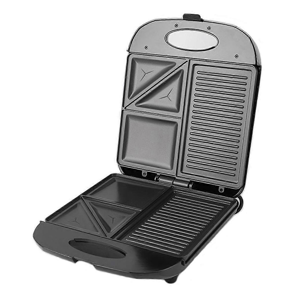 3-in-1 Breakfast Machine Multifunction Non-Stick Hotpot Waffle Omelet Sandwich Maker EU Plug