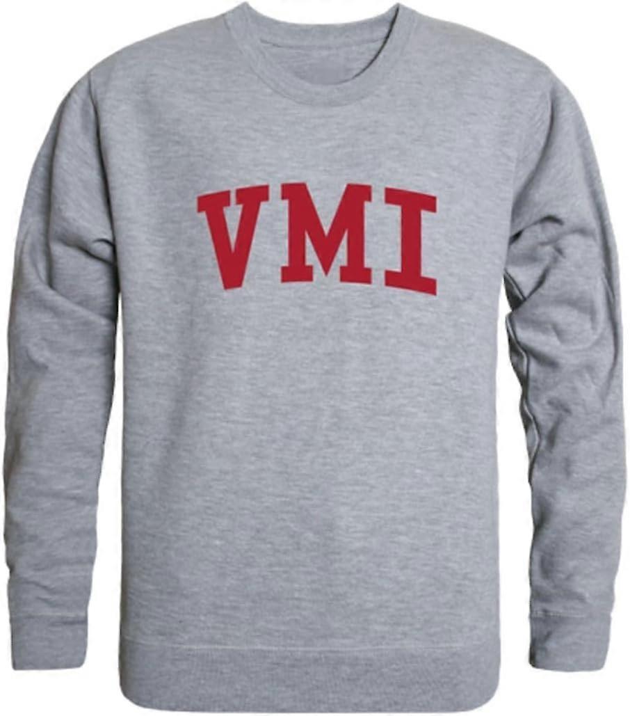 Virginia Mili Ins Keydets Game Day Crewneck Hanorac Heather Grey