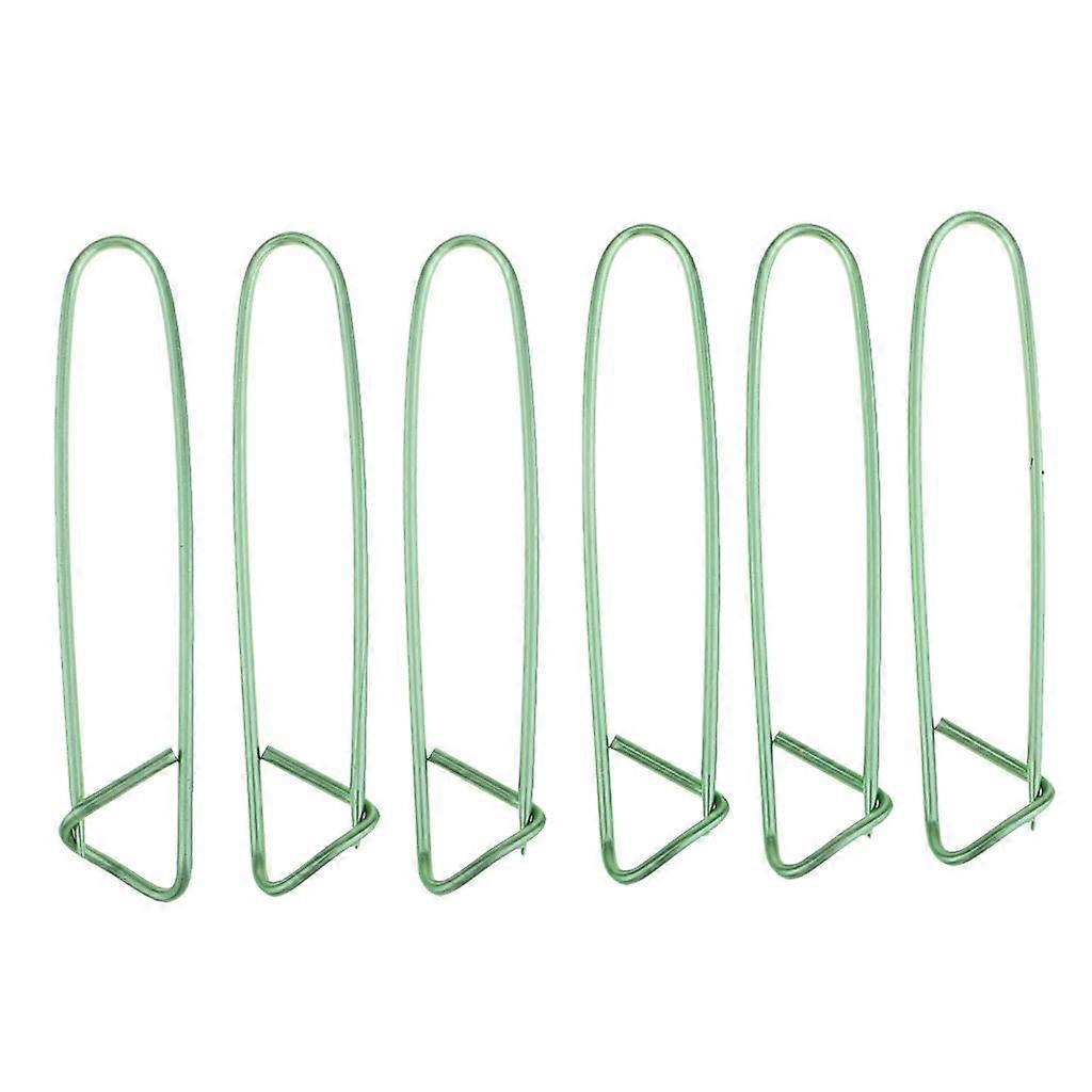 6Pcs Vert Alliage Porte-Points Épingles Tricot Aiguilles À Tricoter Crochets 9cm