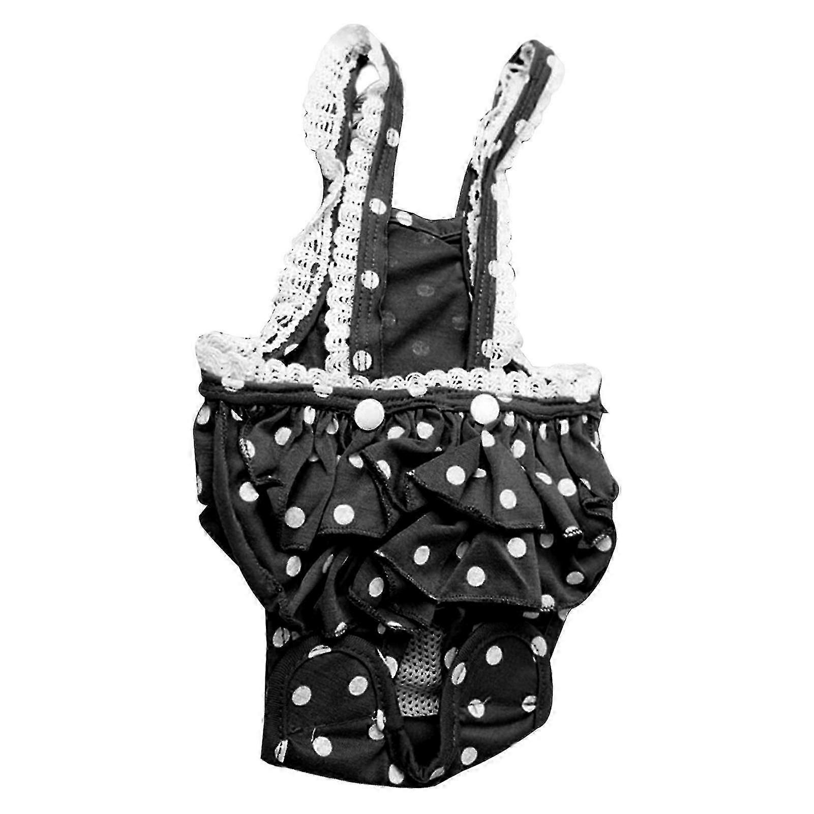 Calças higiênicas para animais de estimação com suspensórios, shorts menstruais ajustáveis, roupa íntima para cães, calças fisiológicas para cadelas Qinhai