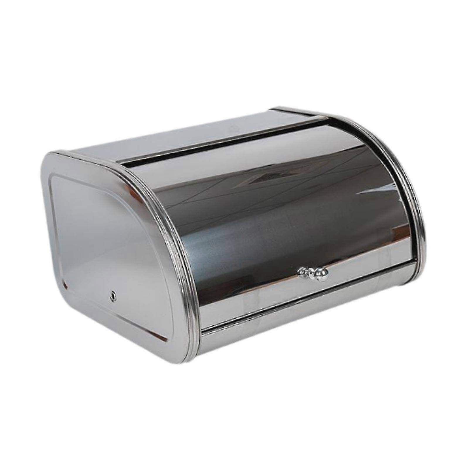 Metal Bread Box Kitchen Storage Container Portable Multipurpose Bread Bin Bread