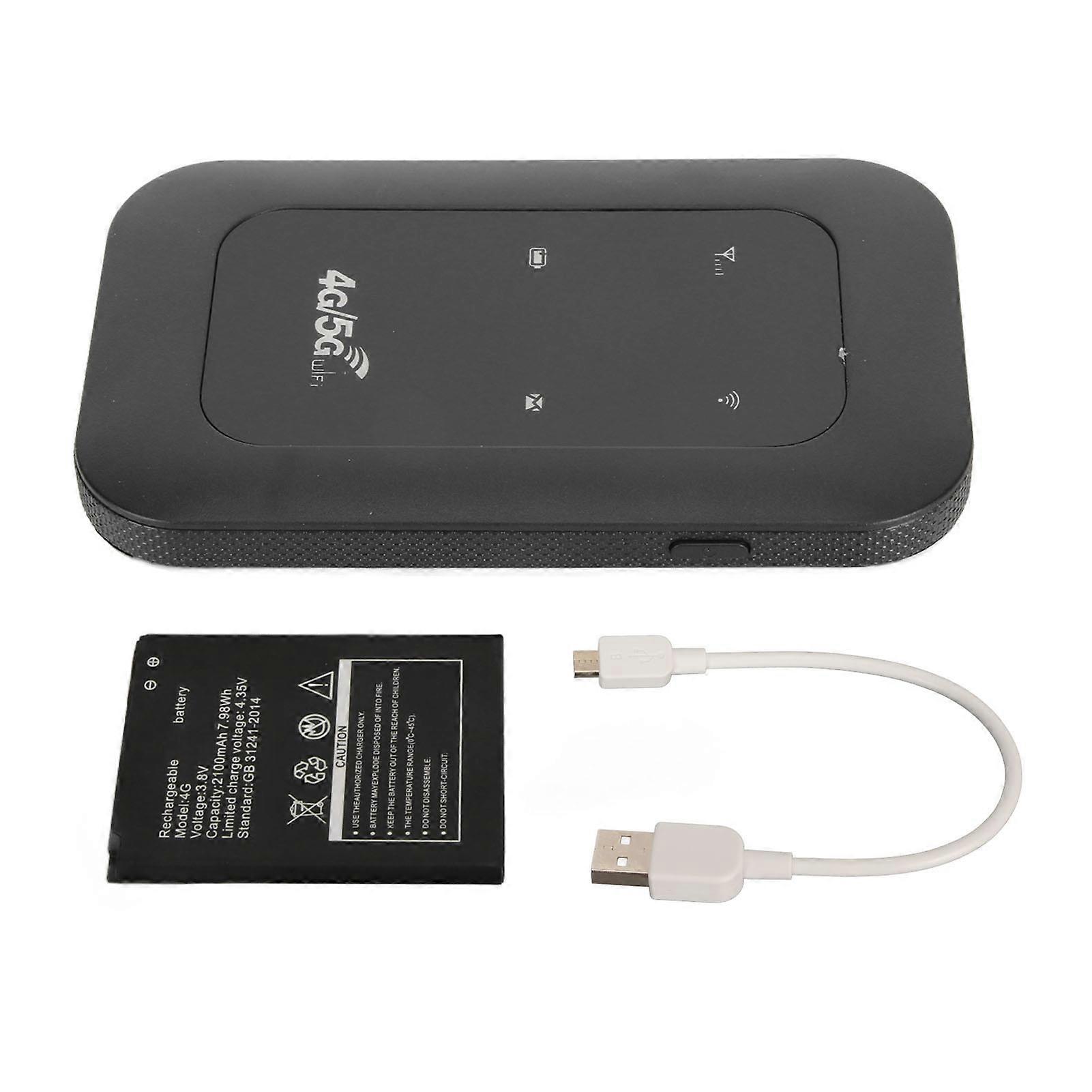 4G LTE Mobile WiFi Hotspot Unterstützung 10 Geräte Verbindung Tragbarer Mini-WLAN-Router mit SIM-Kartensteckplatz für Windows für Linux