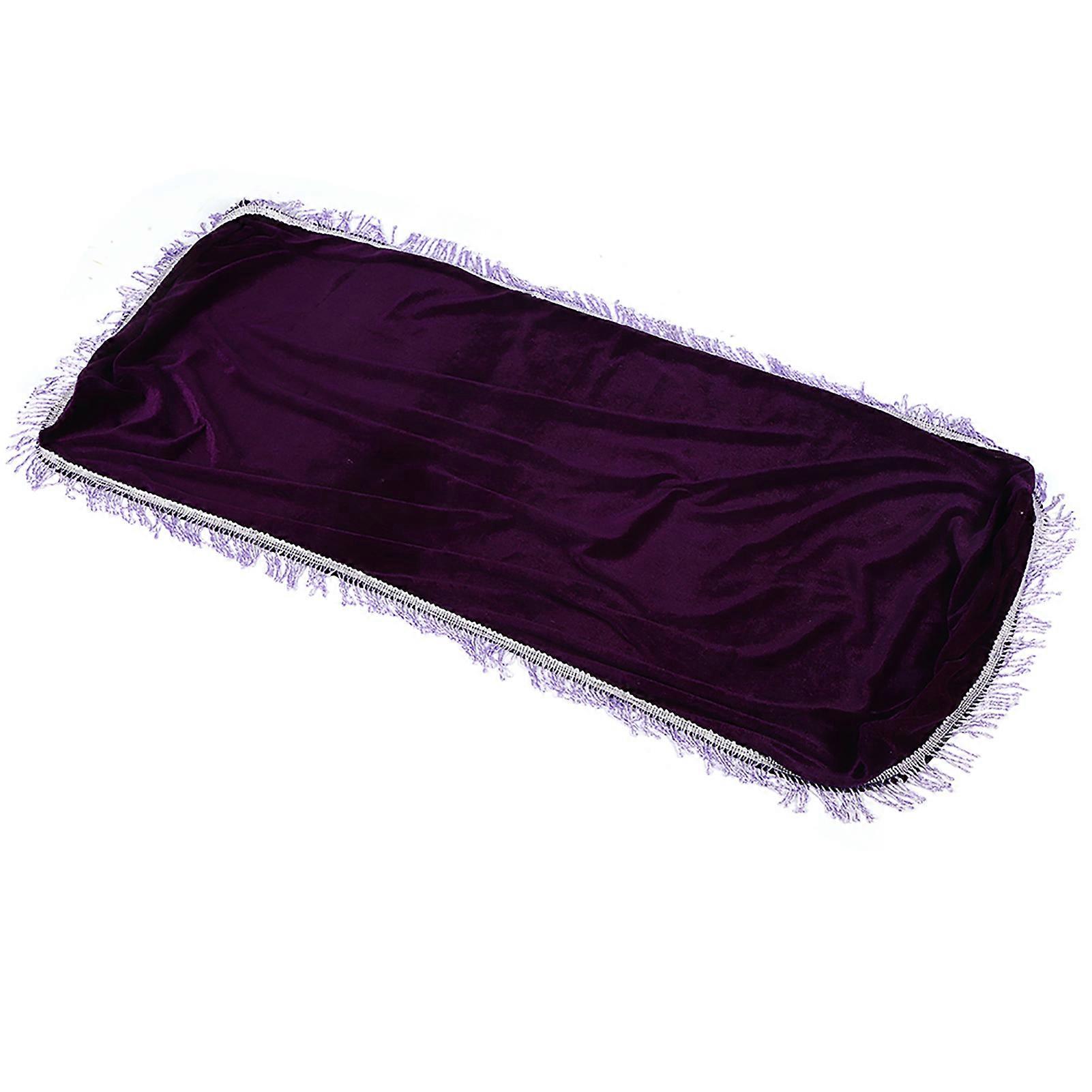 Pleuche Violet Keyboard Cover for 61 Key Piano, 39.3x19.6in