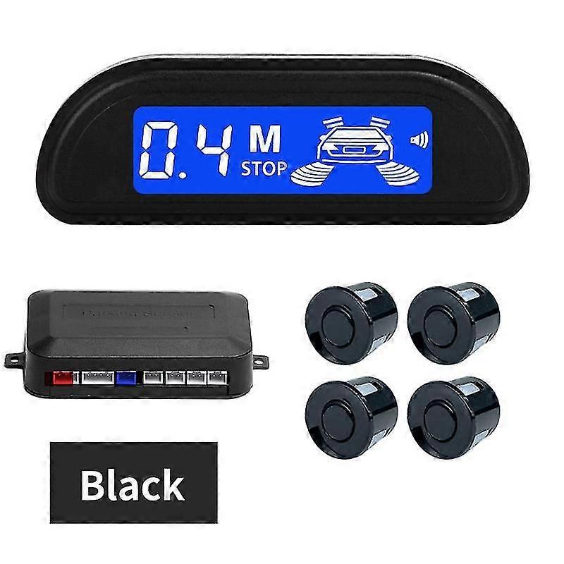 Parking Sensor For Car With Auto Parktronic Reverse LED Monitor 4 Sensors 12V 8 Colors