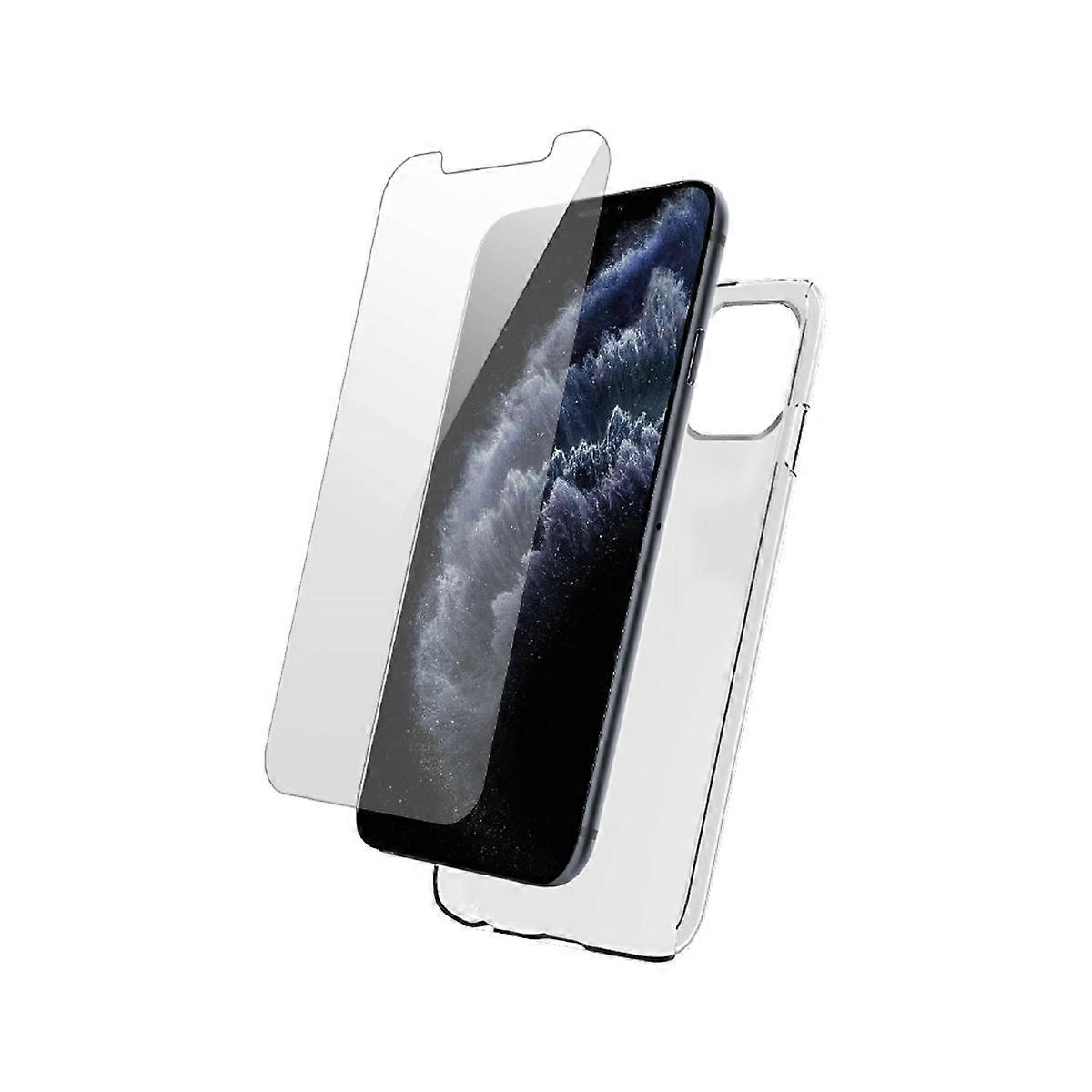 Case for Apple iPhone 12 Pro Max in TPU and Tempered Glass Screen Protector