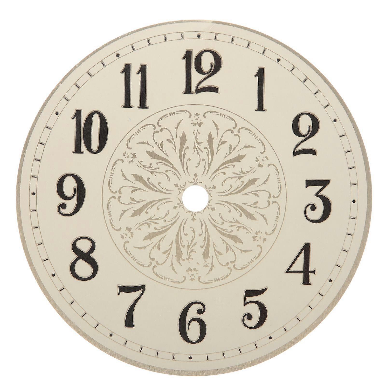 Wall Clock Dial DIY Clock Dial Replacement Dial Part for DIY Clock Making Round Clock Dial Part
