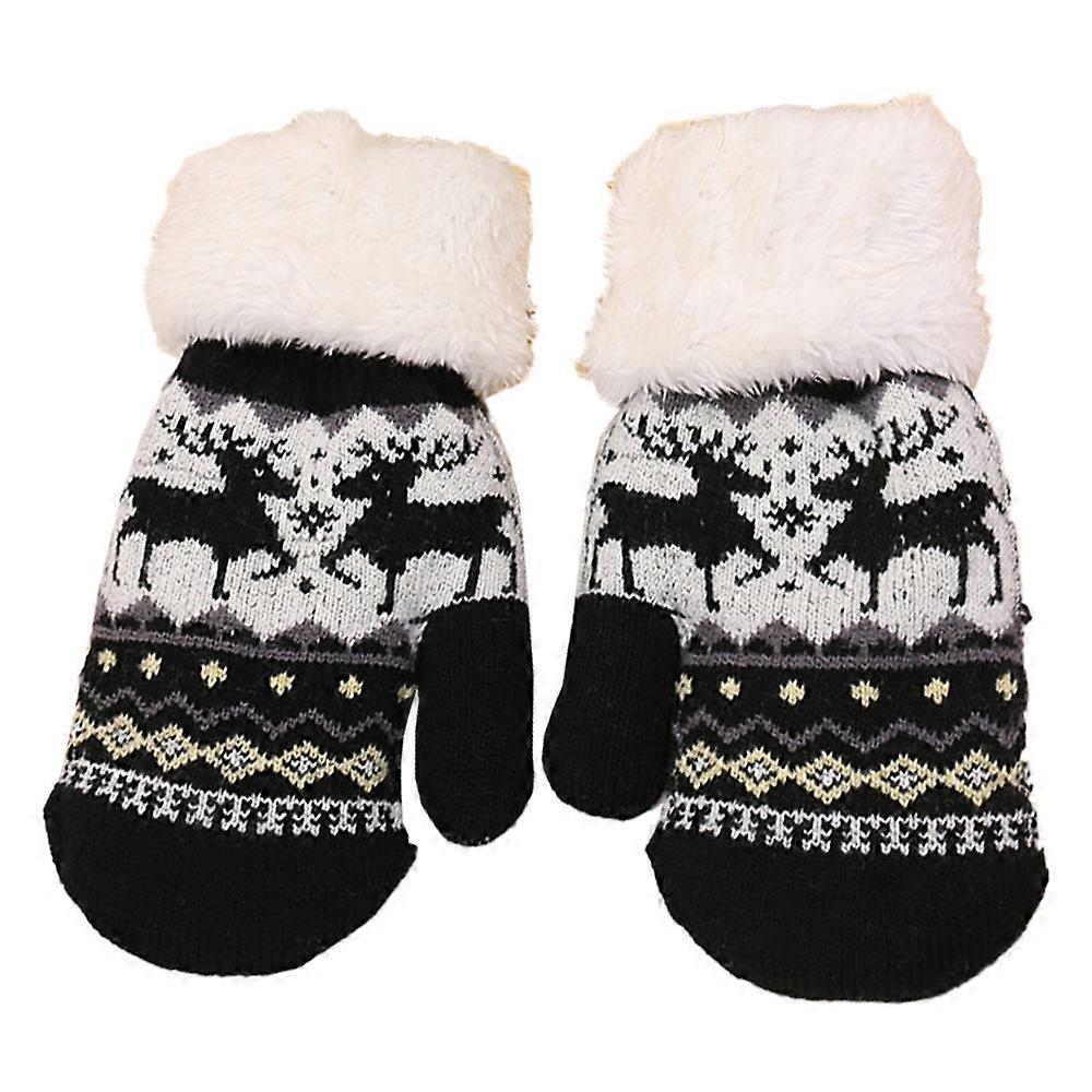 Varma vintervantar för småbarn, pojke och flicka