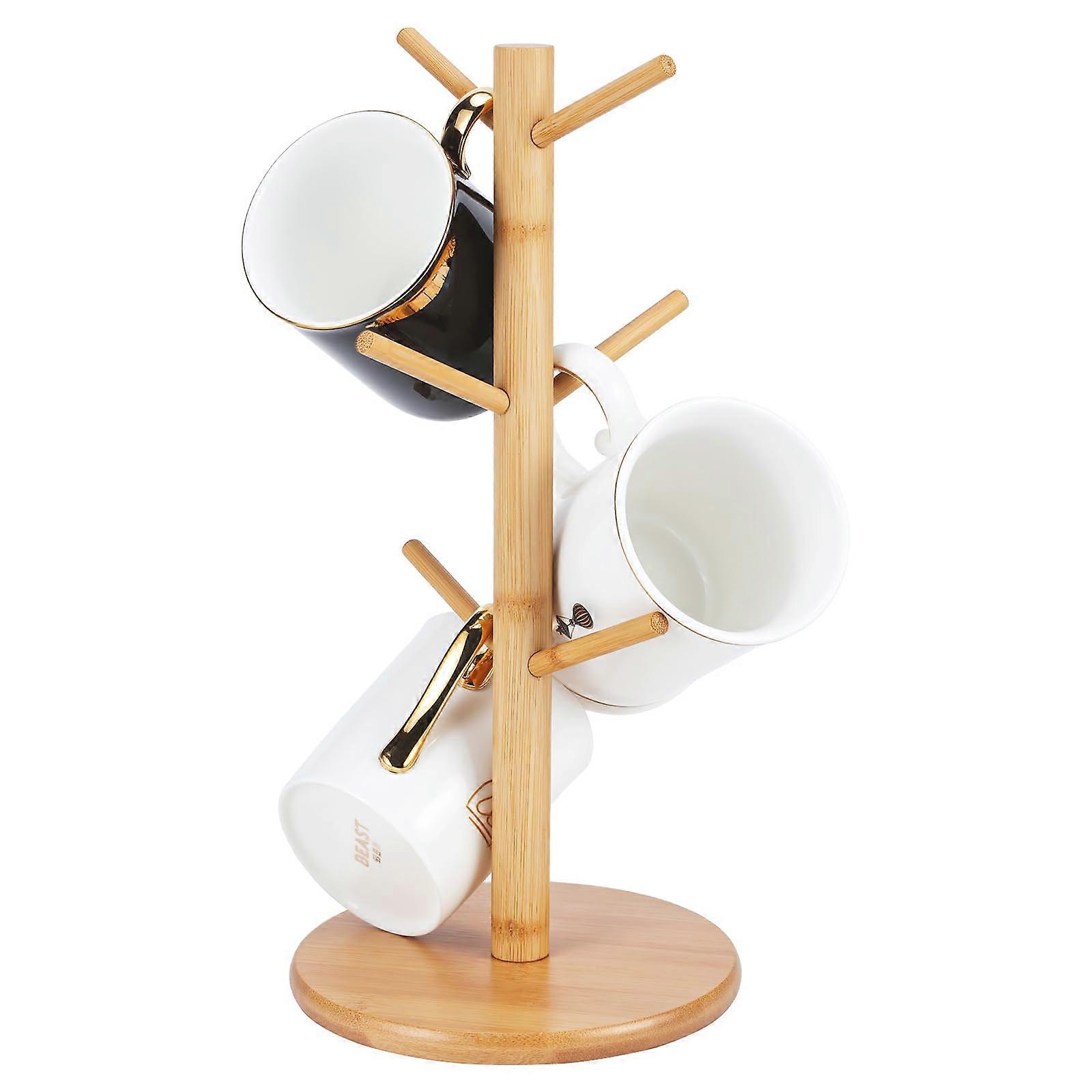 6 Hooks Mug Holder Decorative for Counter