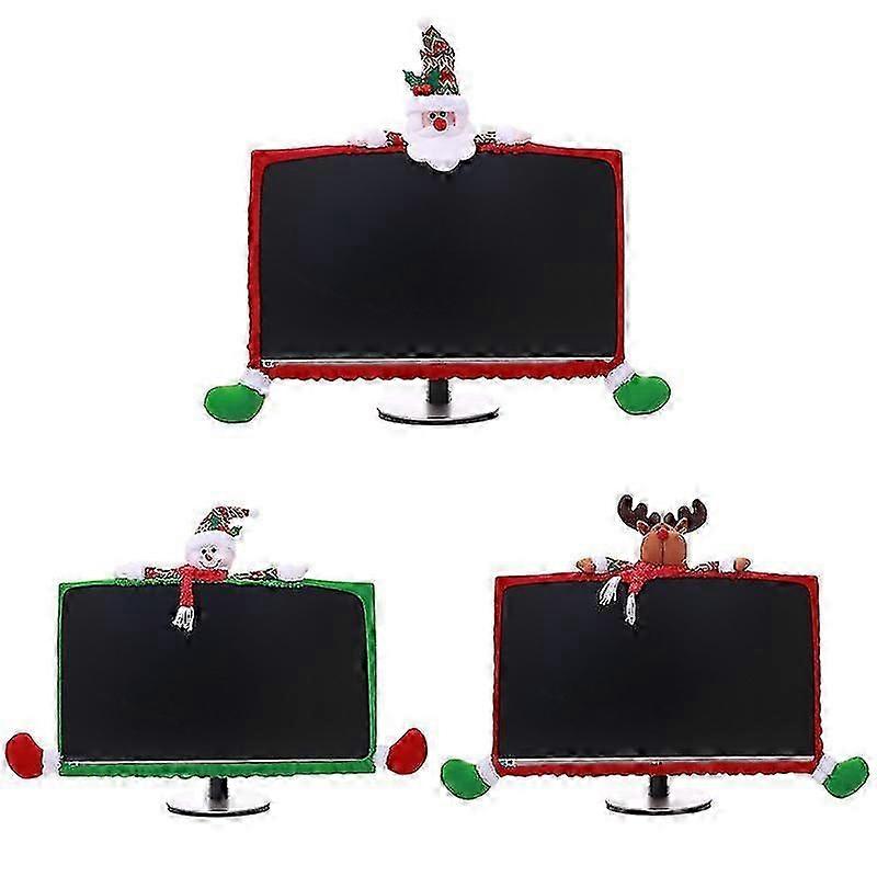 Christmas Computer Monitor Border Cover Tv