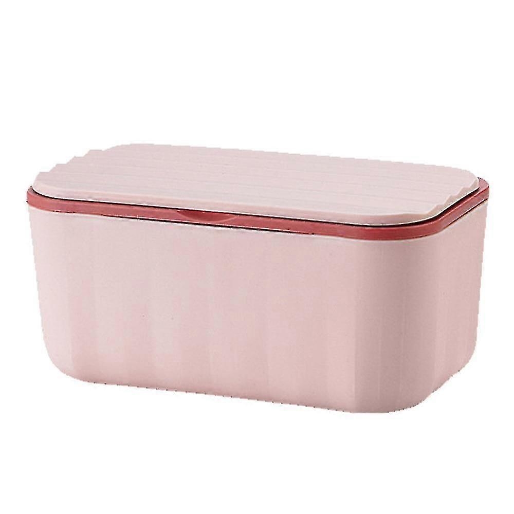 Wet tissue box sealed dust mask storage box - Pink