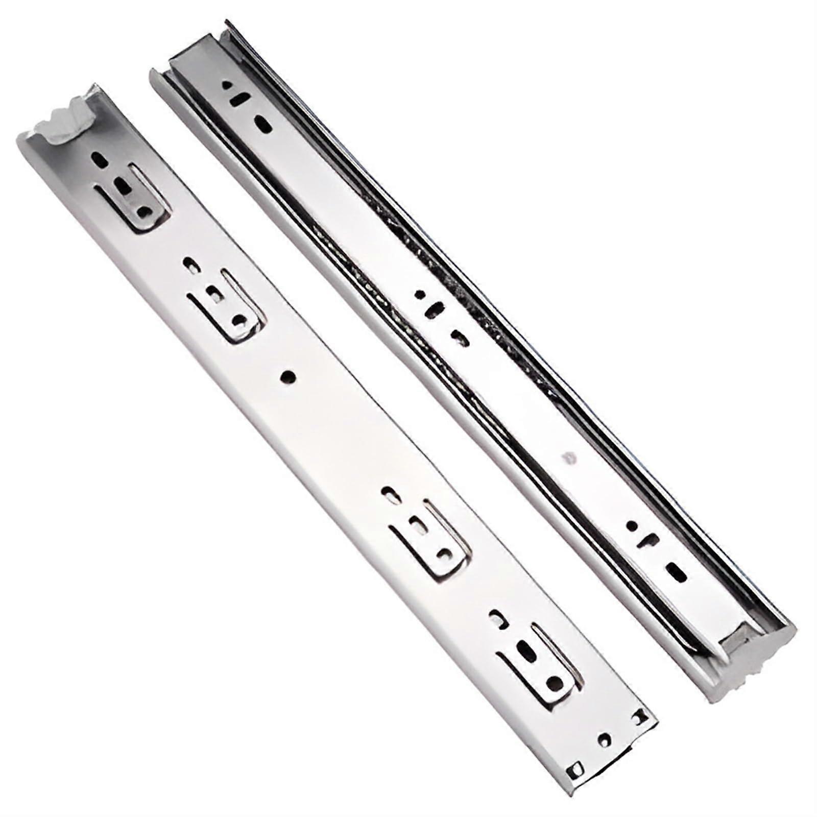 Ball Bearing Drawer Slides Kitchen Cabinet Drawer Slide Stainless Rails Steel Ball Bearing Drawer Slide Cabinet Accessories(20inch)