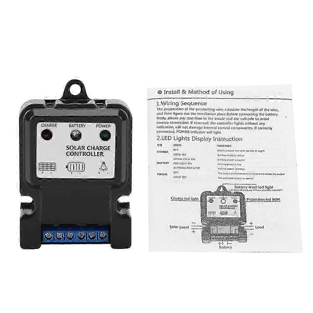 PWM Intelligent Smart Solar Energy Discharge Charge Controller Regulator HS-5S11.1V/22.2V 10A