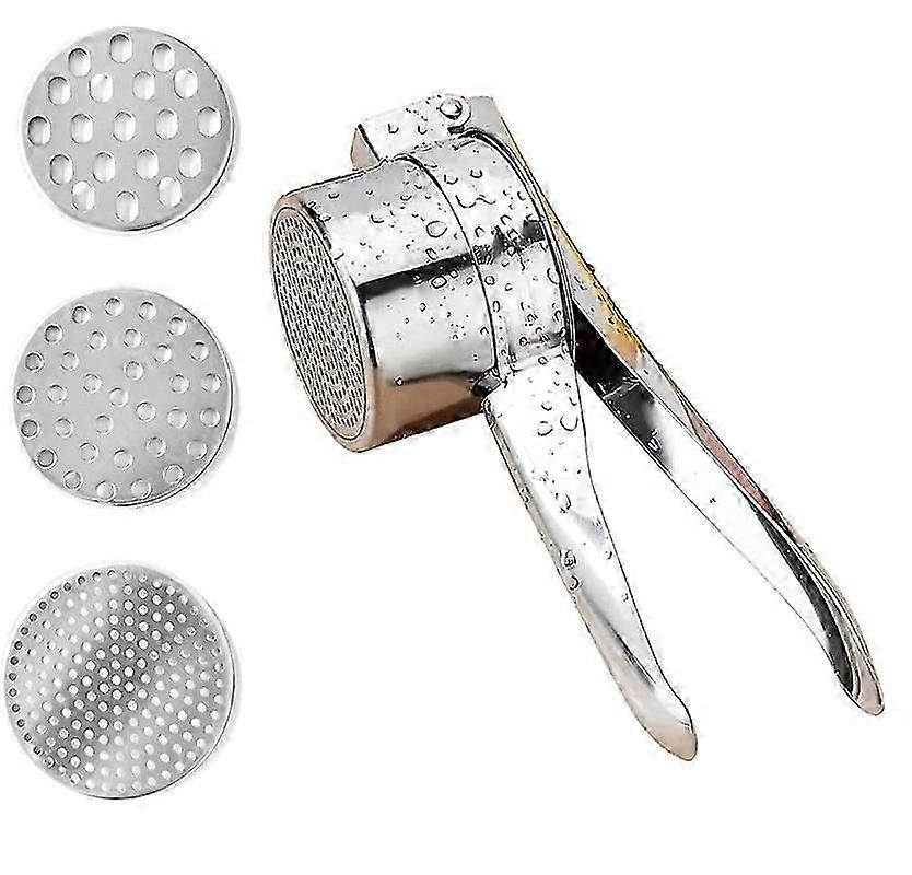 Stainless Steel Ricer Featuring 3 Replaceable Blades