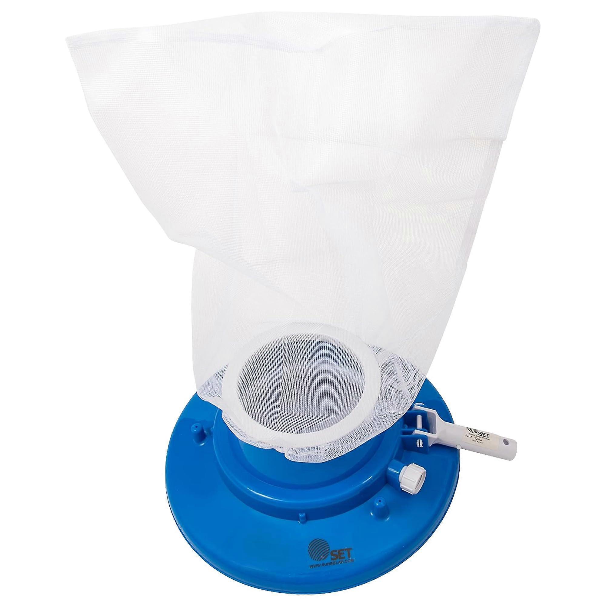 Sunsolar Swimming Pool Leaf Vacuum Attaches to Telescopic Pole and Garden Hose Manual Bottom Cleaner with Brush and Mesh Bag All Pool Types