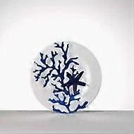 Mario Luca Giusti Corallo Blaue Obstteller Set mit 2 Stück