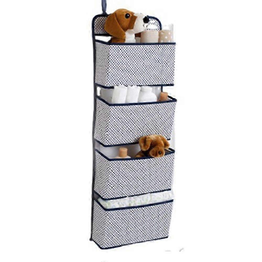 Non-woven storage bag - blue dots &My