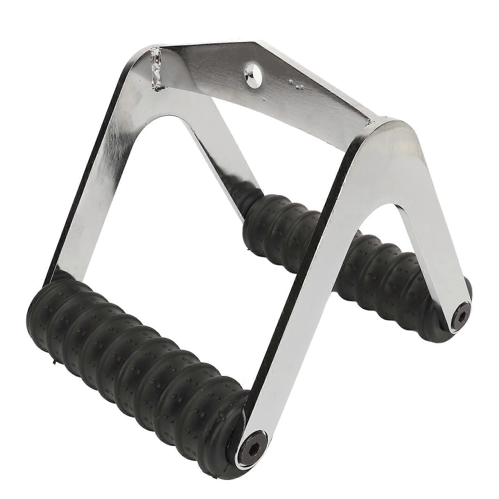 V Shaped Handle Chrome Plated V Pull Rowing Machine Accessories Upper Body Strength Equipment for Home Gym