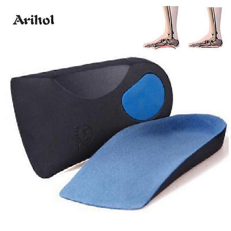 Unisex 3/4 Orthotics Arch Support Heel Pad for Flat Feet Correction, Plantar Fasciitis Insert Heel Spur EVA Insoles Foot Care|Insoles|