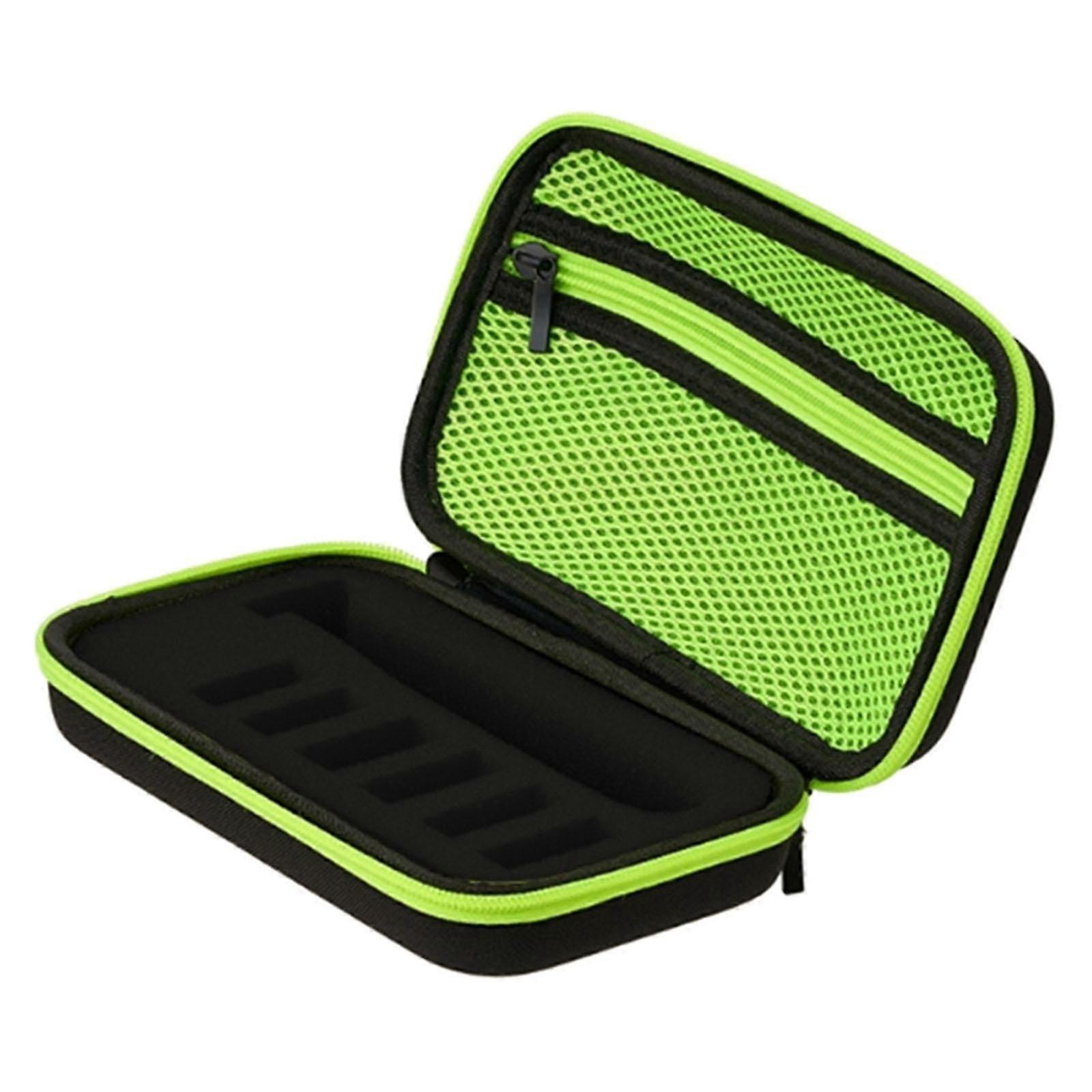 Carrying Case Travel Bag Nylon TPU Practical Green Zipper