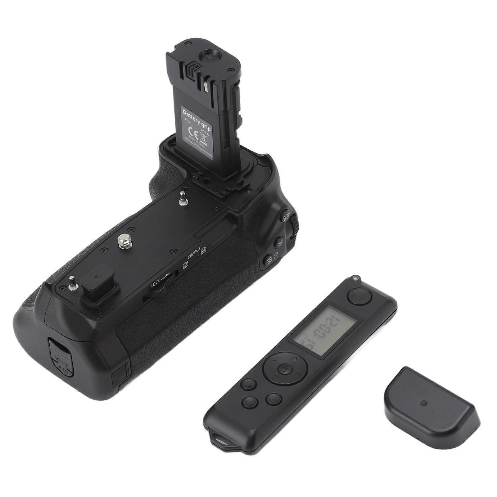 Vertical Battery Grip for R Cameras: Double Capacity, Wireless Remote, Flash Sync