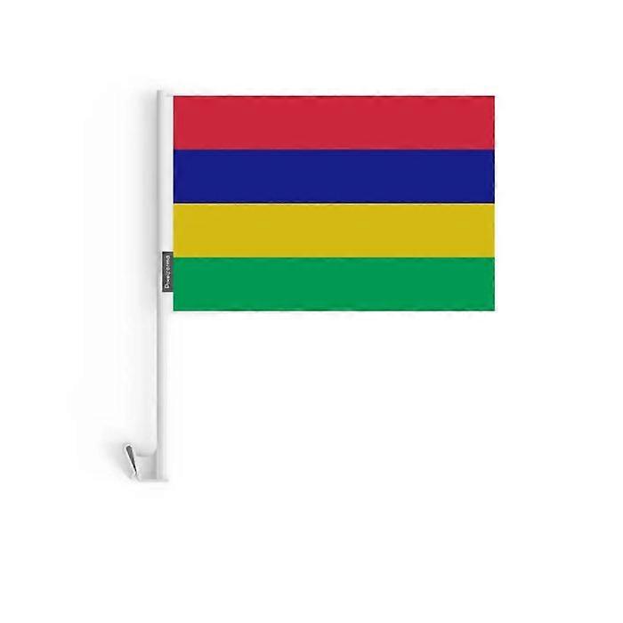 Flag - Mauritius - 14 x 21 cm - 20 pieces - Polyester - Double-sided printing