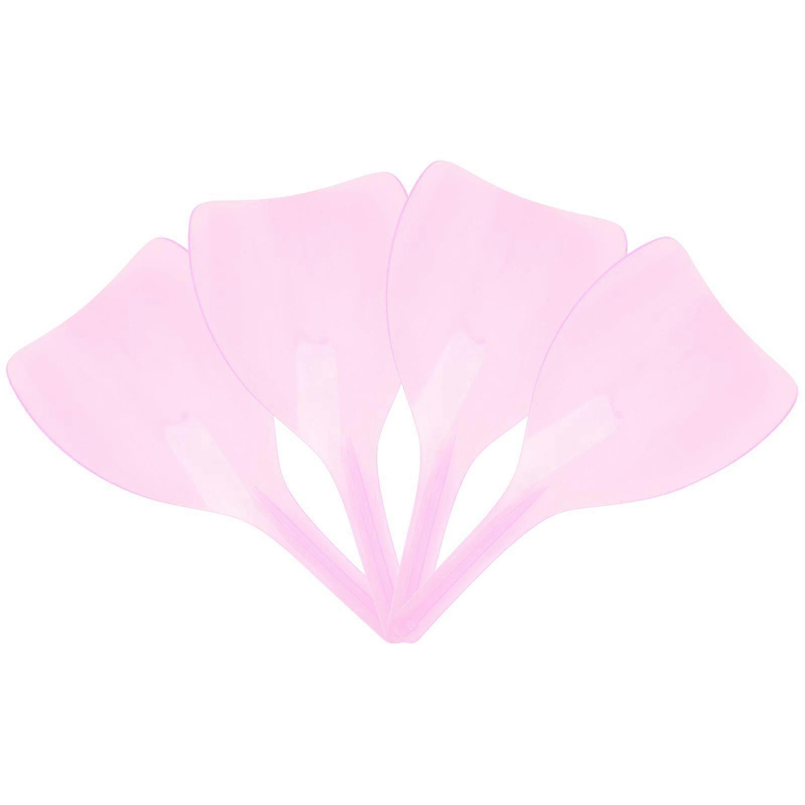 4pcs Practical Hairdressing Mask Shield Useful Hair Coloring Face Eyes Protector Barber Salon Accessories for Daily Use (Random Color)