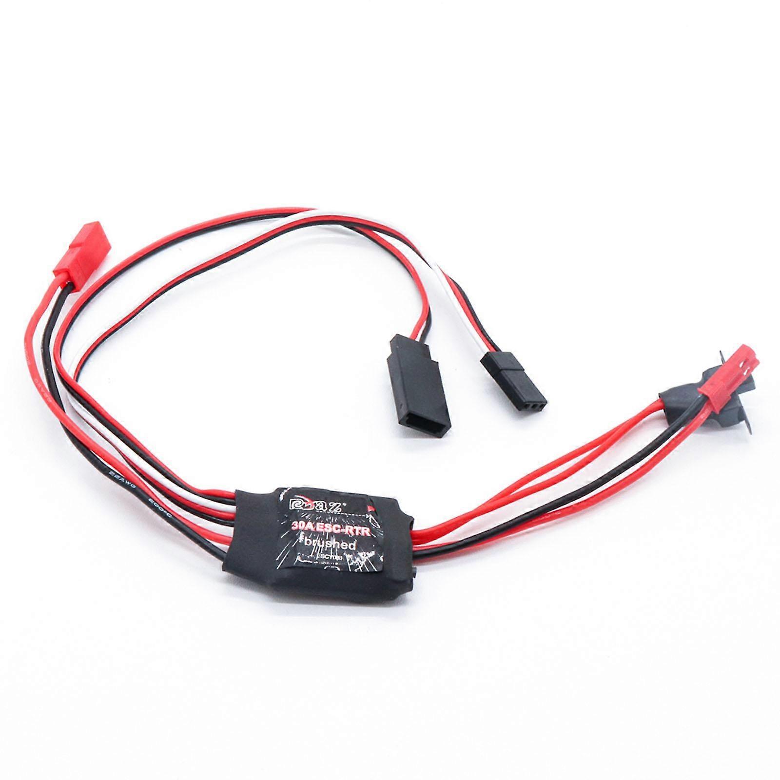 RC ESC 30A Brush Motor Speed Controller Forward Reverse Brake for 130/180/260/280/380 Brush Motor Boats Car RC Parts
