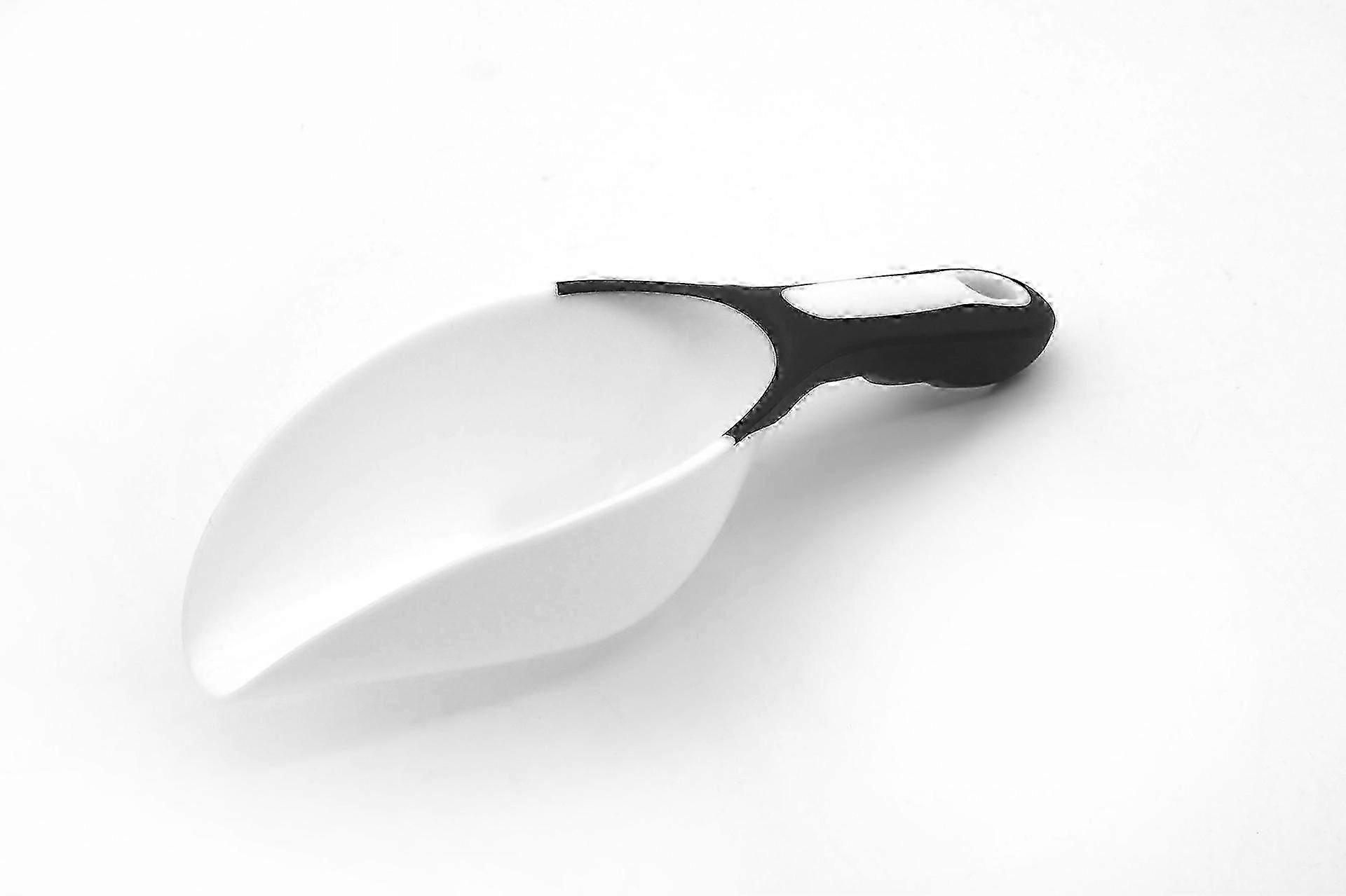 Plastic Kitchen Scoop for Ice, Flour, Grain - Multipurpose Tool, White, 22x8x6cm