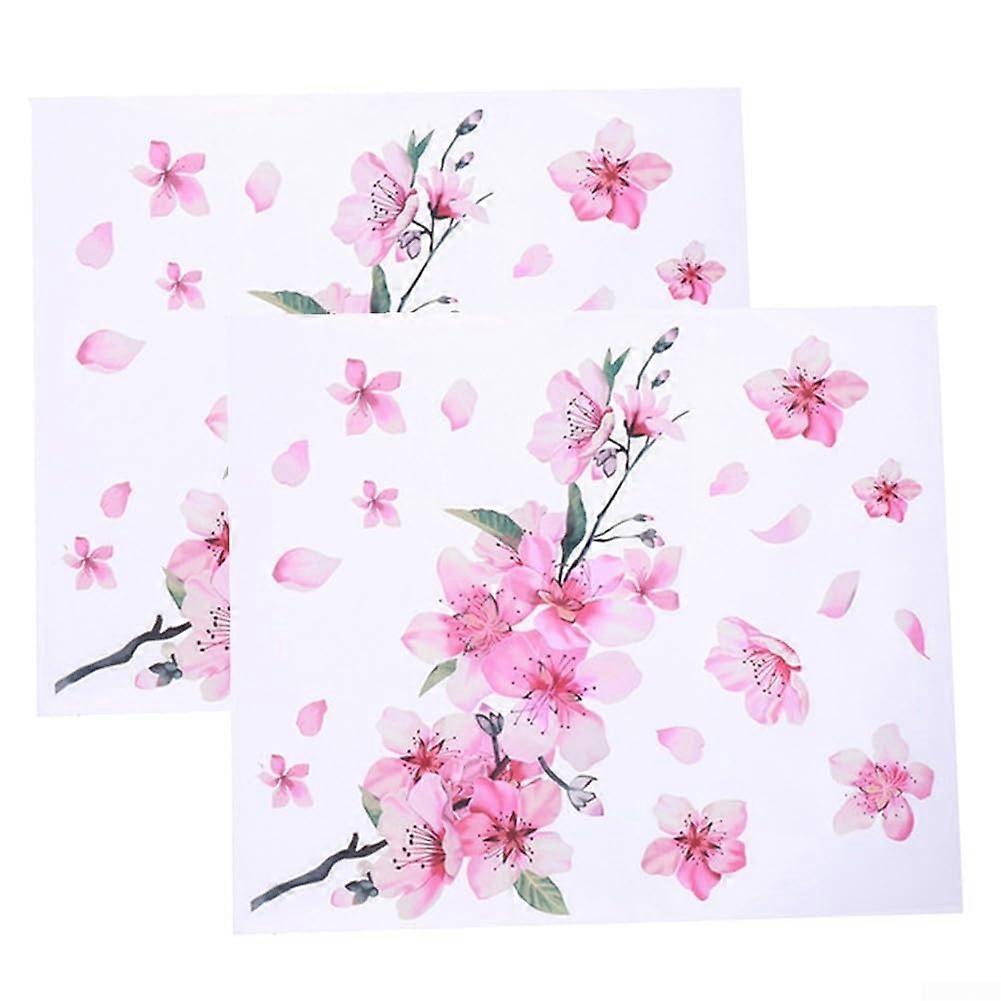 Set with 2 stickers for cherry blossoms made of highquality PVC material