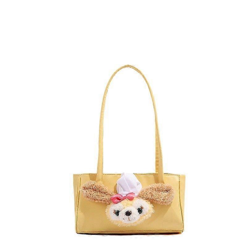 Yellow Creative Shoulder Bag for Women - Small Size