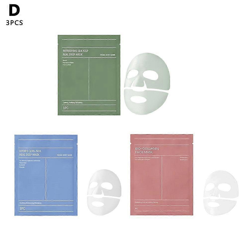 Collagen Face Mask Combo Pack Reduces Wrinkles Deep Hydration Skin Firming Brightening