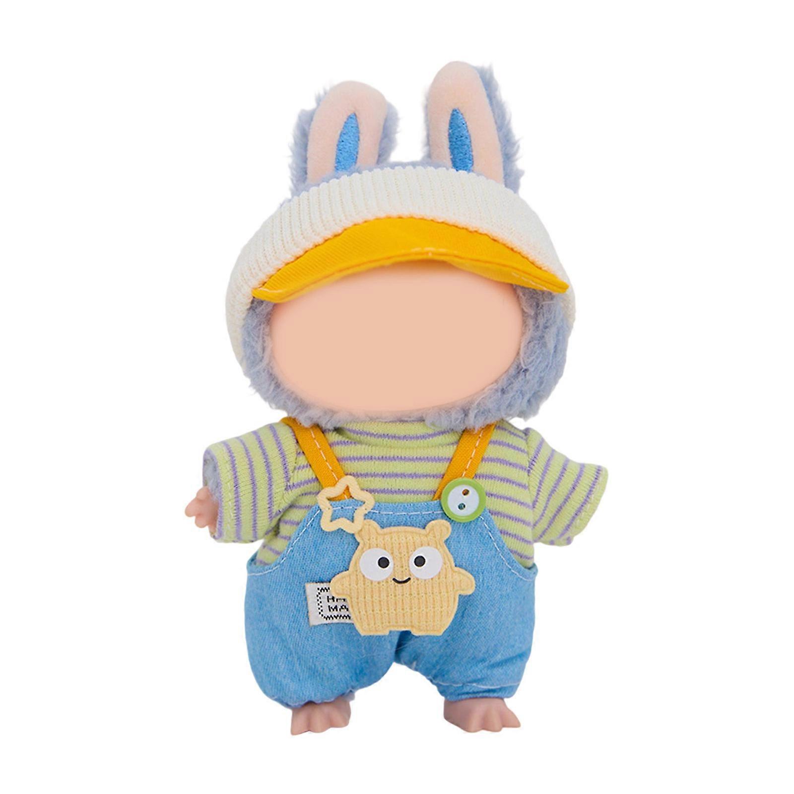 Figure Doll Clothing Set For 17Cm Sitting Doll Wash Resistant Children Collectible Plush Pendant Doll DressingUp Kits