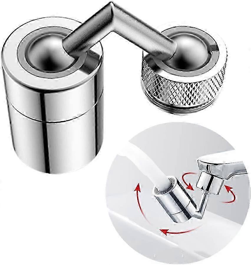 صنبور 360 درجة ، مهوية صنبور 720 درجة ، 2 أوضاع رأس دش قابل للتعديل مع 4 طبقات صافي فيلت ص