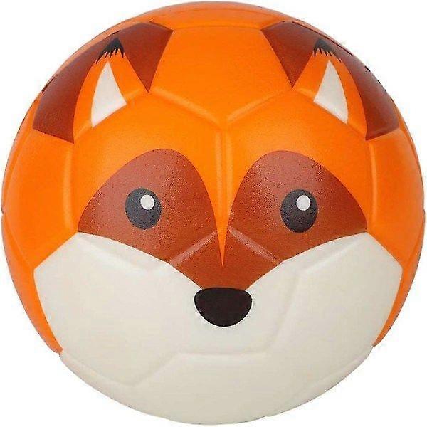 15cm Mini football cute animal design, soft foam ball for kids, soft and bouncy, perfect size for kids to play with.