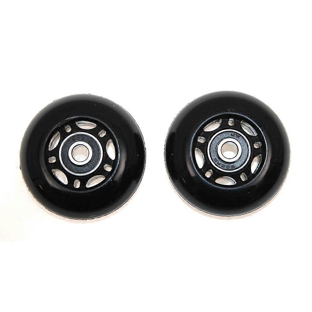 Conversion Kit Skate Wheels ABEC 5 Bearings Black Wheel Kit for Storm Case