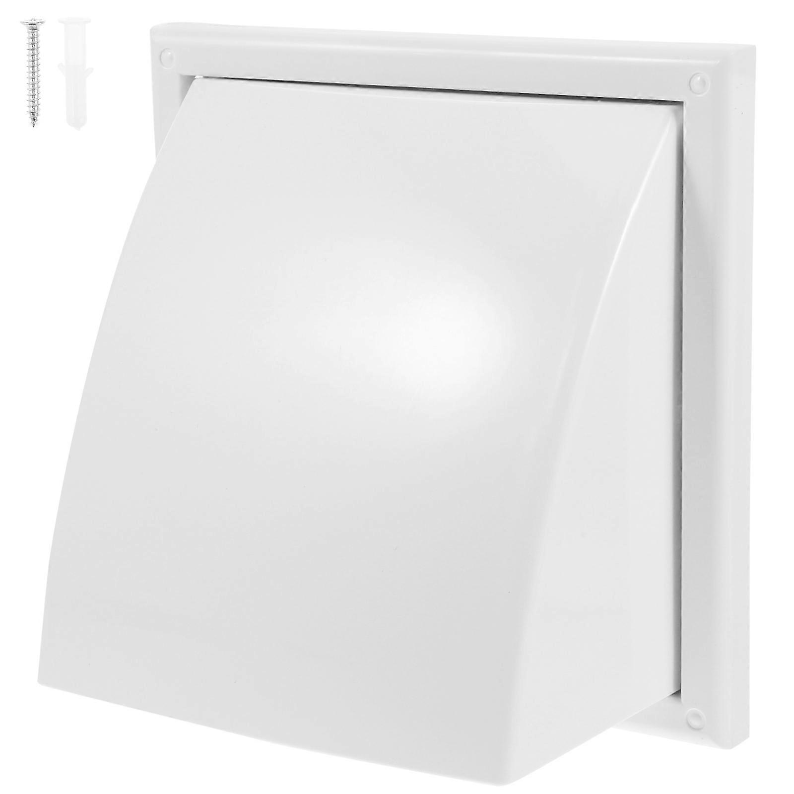 Air Vent Grille Cover Square Exhaust Hood Vent Cap Durable Plastic Design For Home Office Optimal Airflow Ventilation Compatible With AC Systems