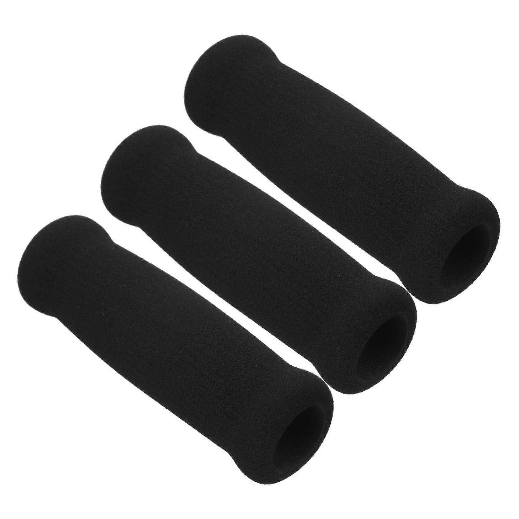 3 Pieces Non-Slip Replacement Handle for Walking Stick, Padded Ergonomic Covers for Seniors, Comfortable Crutch Accessories