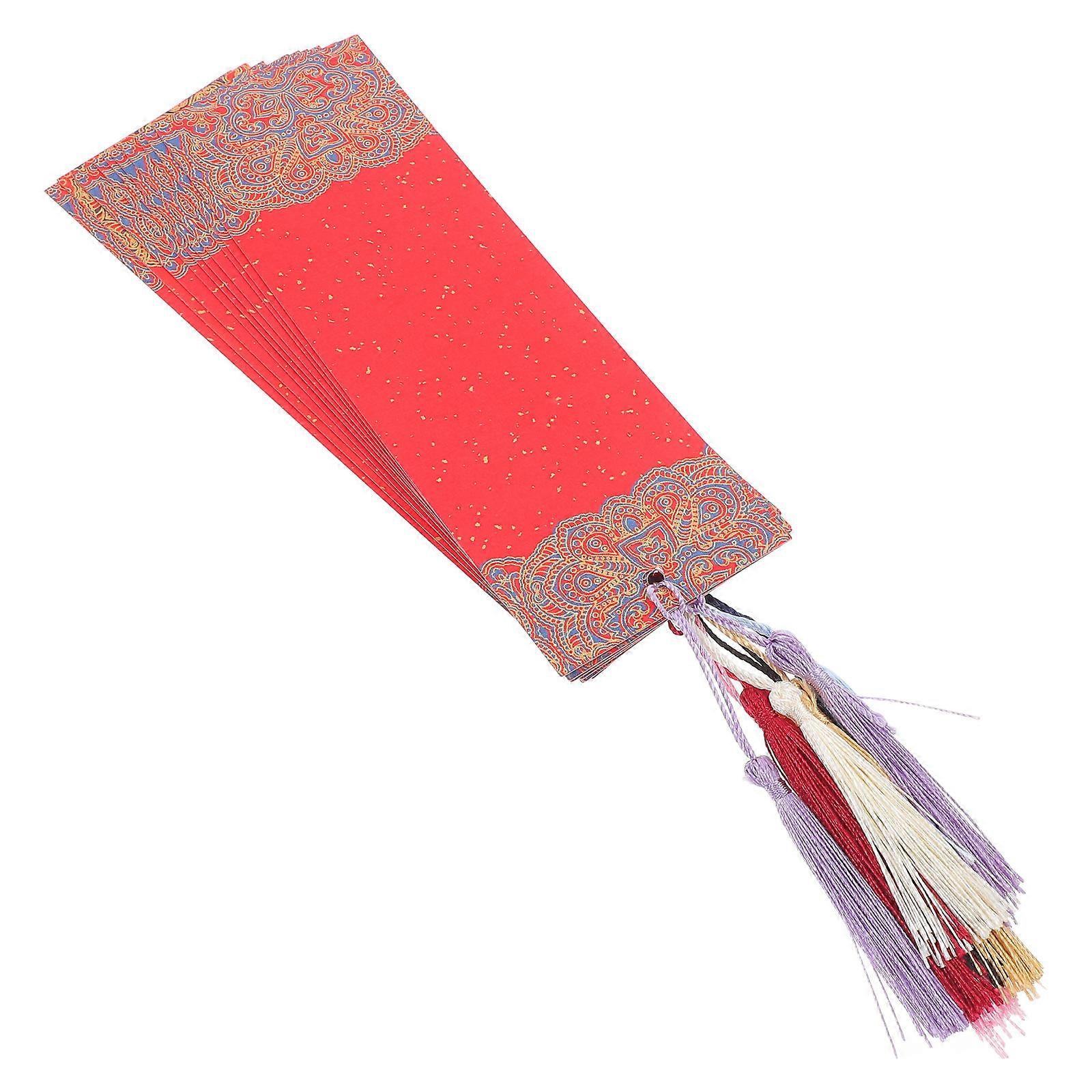 Book Mark Tassels Blank Bookmarks Delicate Diy Bookmarks For Diy Projects Wall Decoration 1Set