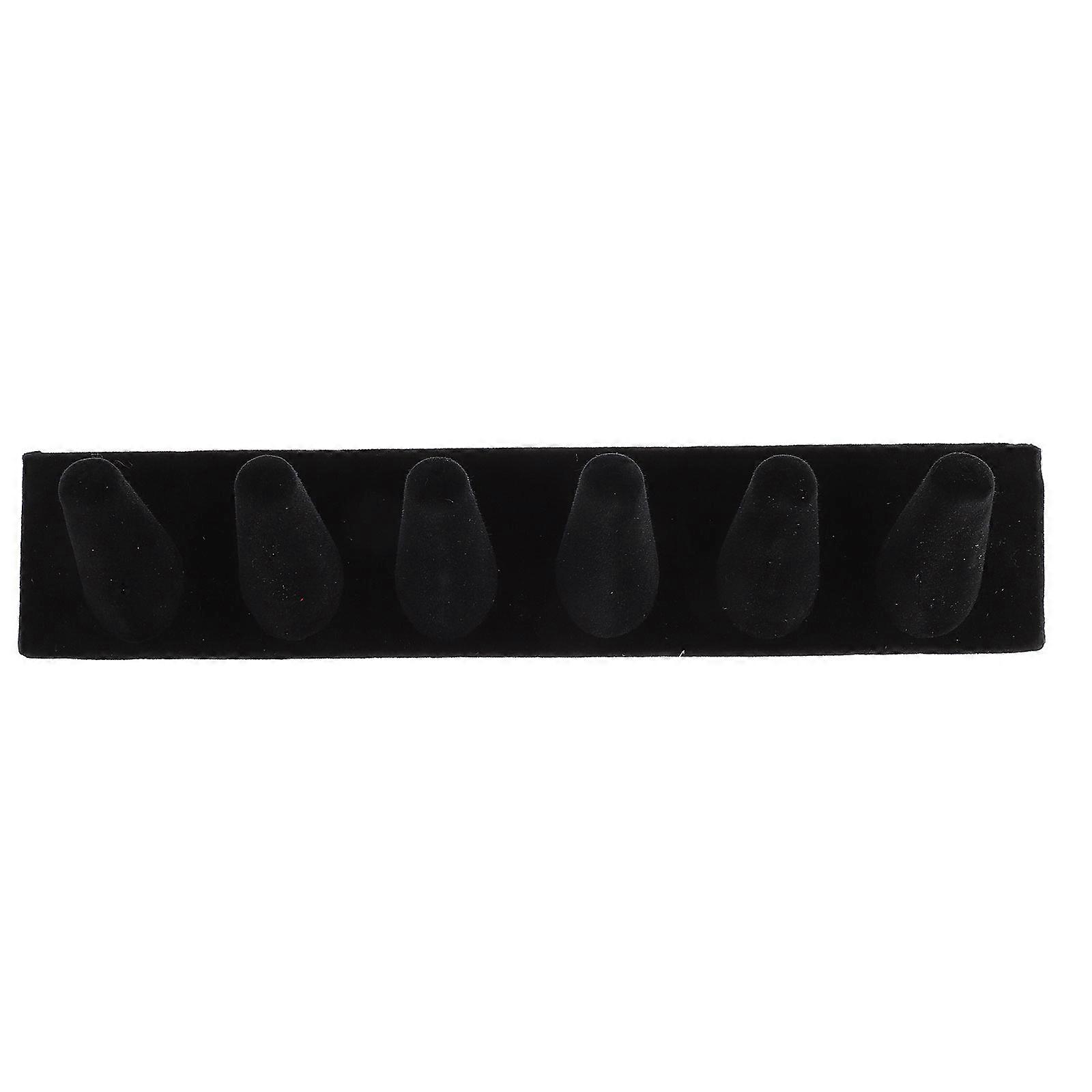 1Pc Ring Display Rack Creative Design for Jewelry Displaying Black