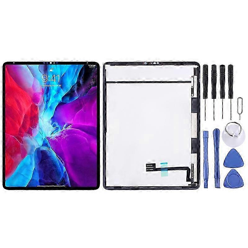Compatible Lcd Screen For Ipad Pro 12.9inch 4th Gen 2020 A2069 A2232 With Digitizer Full Assembly (black)