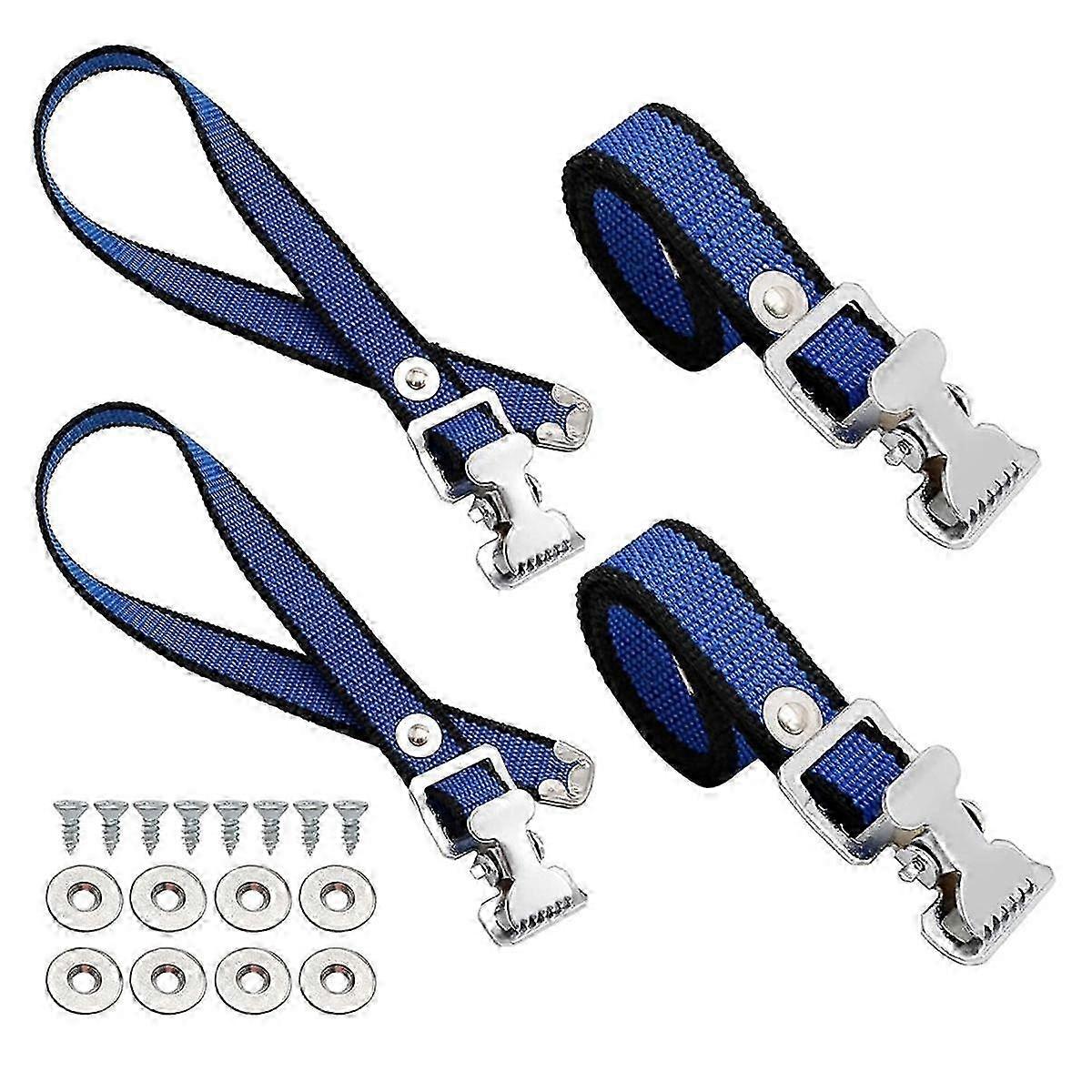 Convient pour 4PCS Sangles d’échasses réglables Kit Bande de pied de remplacement-JC