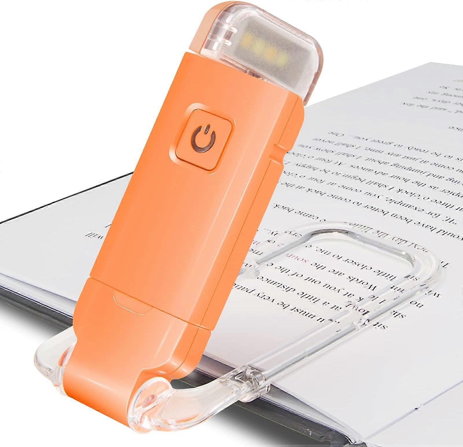 1 piece USB rechargeable reading light, suitable for reading in bed