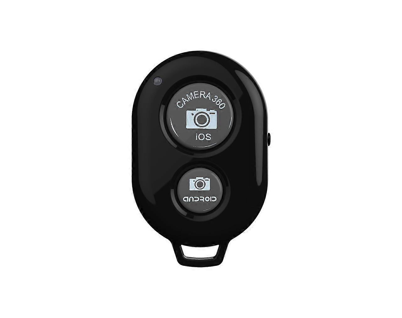 Wireless Bluetooth Remote Control for Phone iPhone Samsung and other smartphones, compatible with all iOS and Android devices - Black
