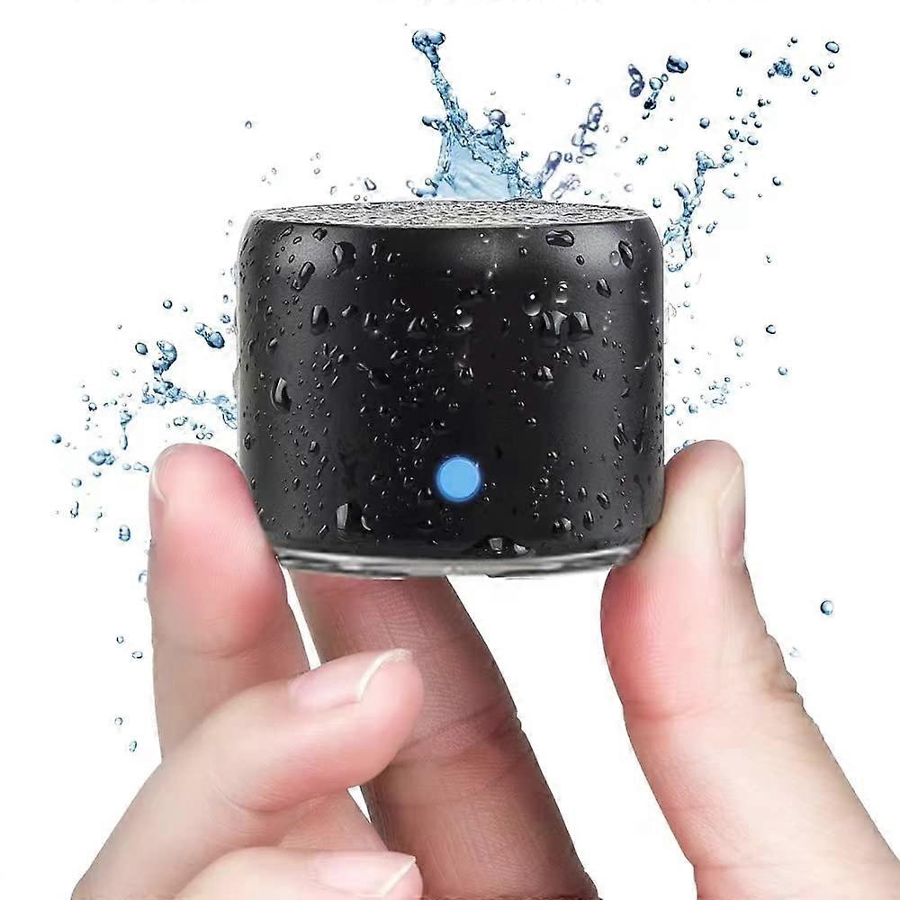 A106 Pro Bluetooth Speaker Waterproof Portable Mini Wireless Speaker with Strong Bass and 12 Hours Playback (Black)