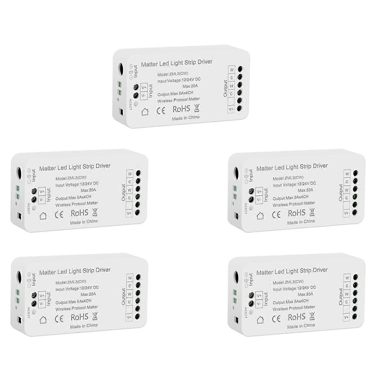 Matter Wifi LED Strip Light Controller CW Controller