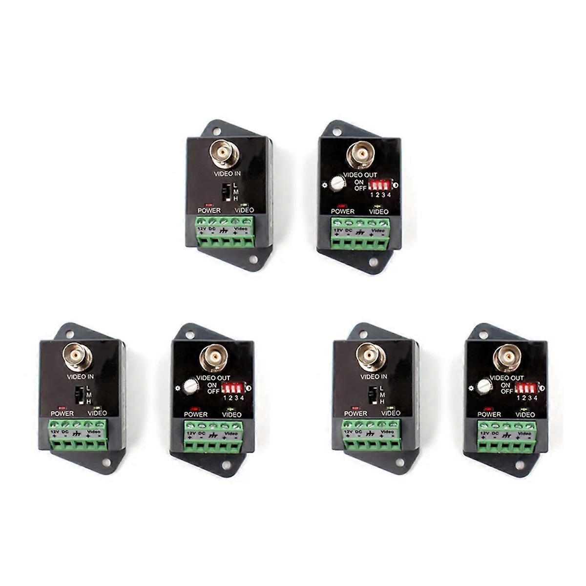 Single-Channel Active Video Balun for CCTV HD-TVI CVI Transceiver