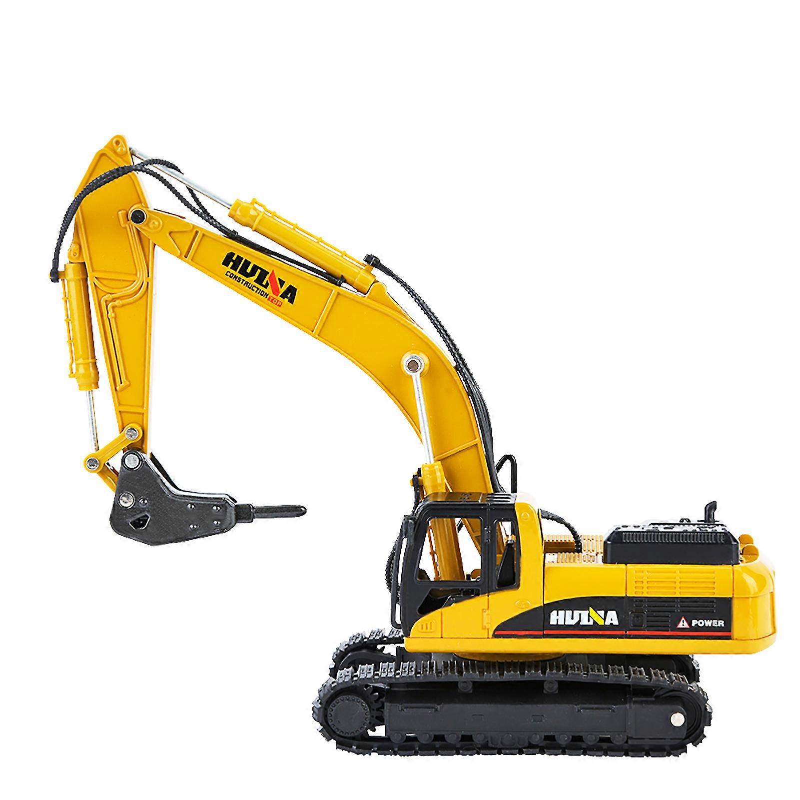 1:50 Alloy Excavator Model, High Simulation Engineering Construction Vehicle