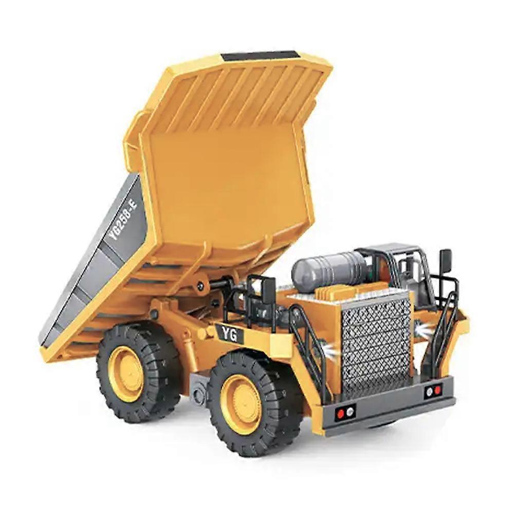 Toy RC Construction Truck Remote Control Dump Vehicles with Lights and Sounds