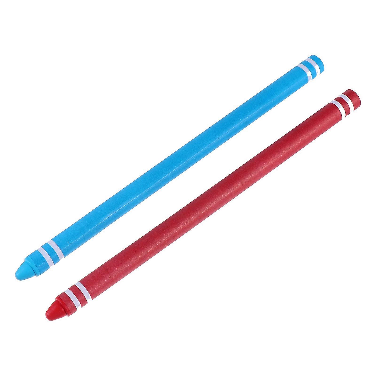 Universal Stylus Pen 2Pcs Red Cylindrical Shape Tablet Pens for Touch Screen Devices Education and Personal Use