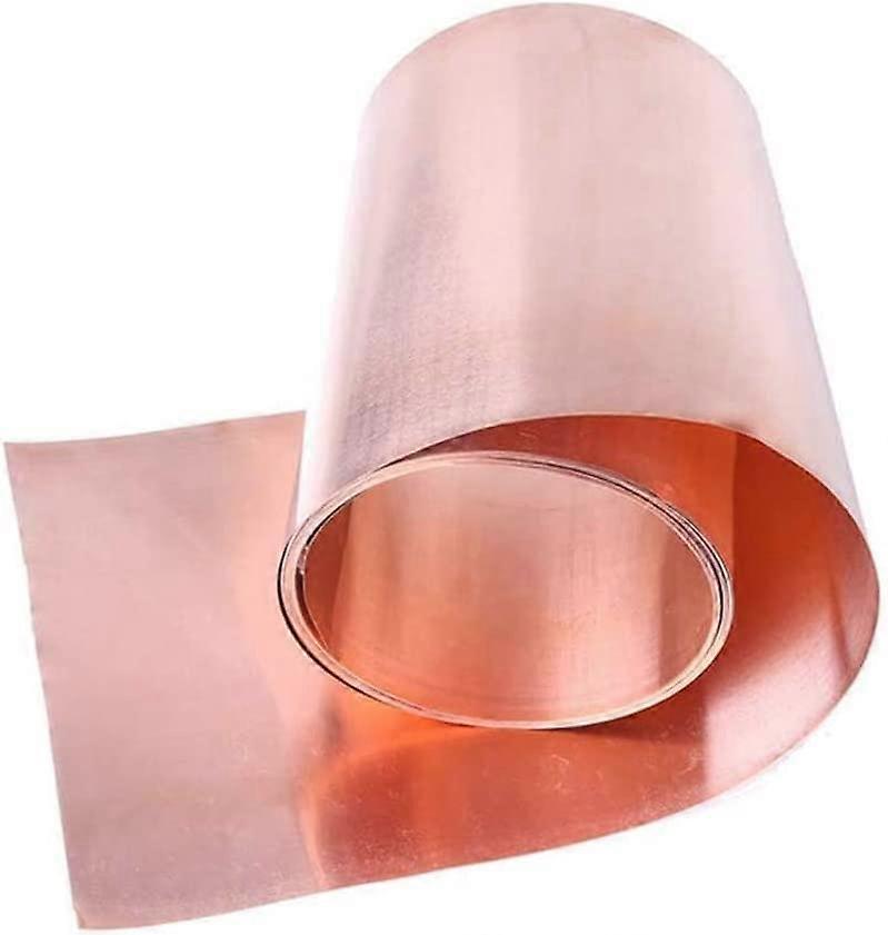 Metal Material Thin Sheet Strip Shim Roll, 99.9% Pure Copper Foil Sheet, Thin Cu Metal Foil Roll Ref: 5979